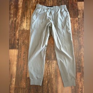 lululemon athletica Men's Light Gray Jogger Sweatpants